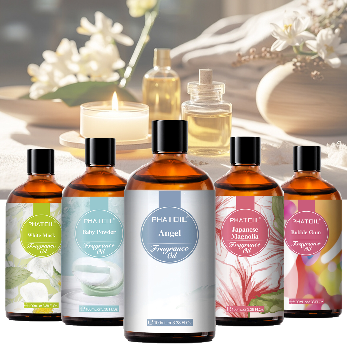Candle Making Essential Oil - PHATOIL 100ml Aroma Fragrance Oil Fresh