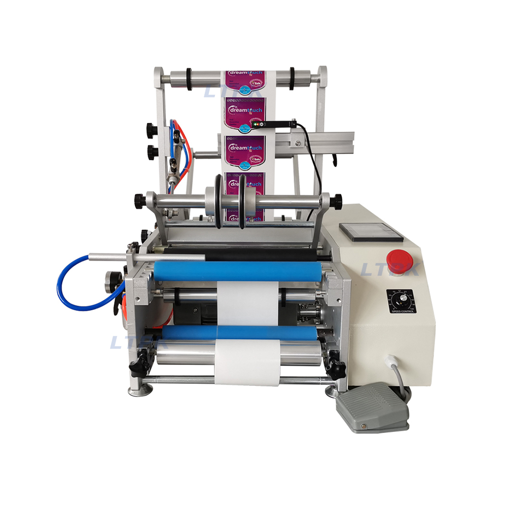 Label Sticker Round - LTPK LT-190III Semi Automatic Desktop Double