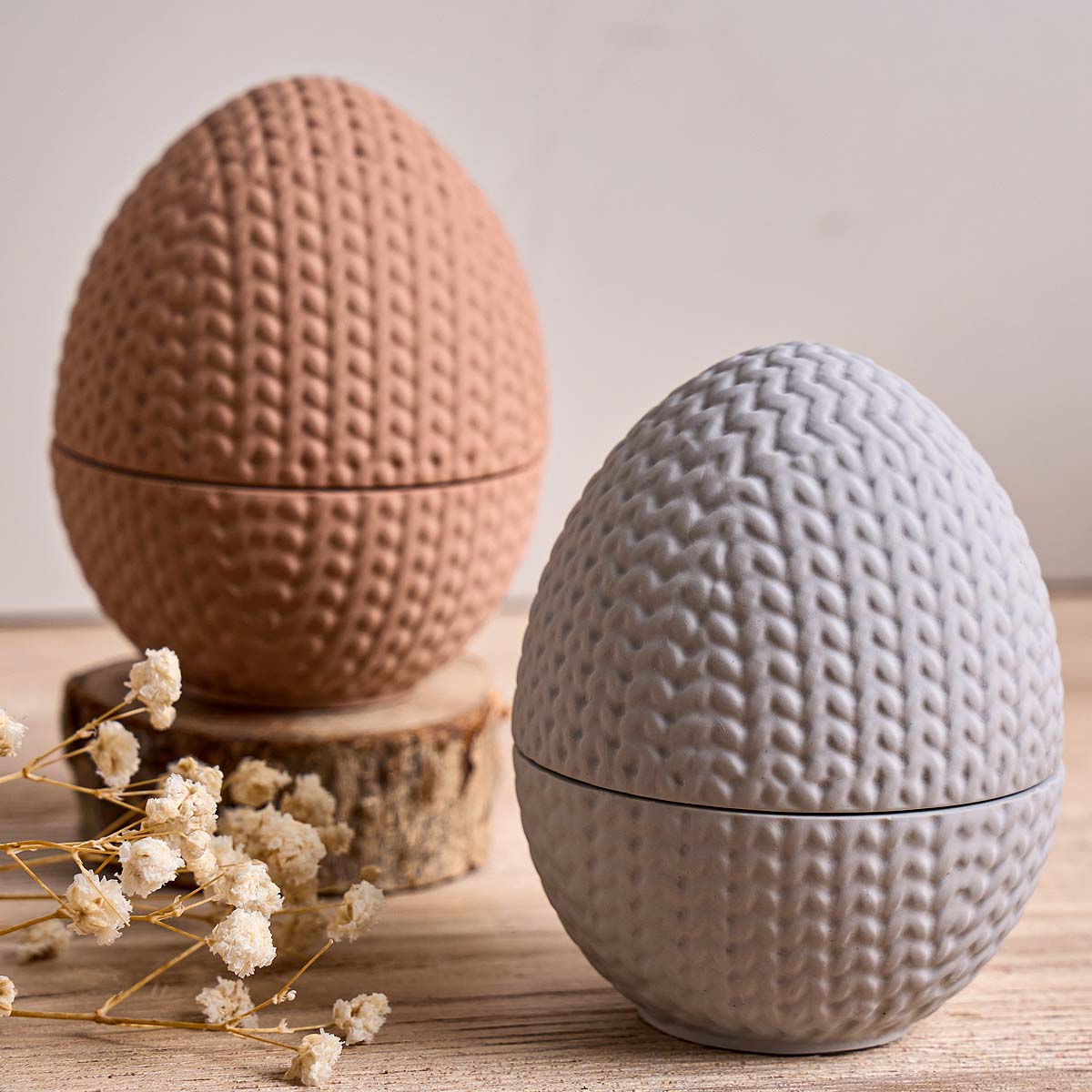 Candle Making Yarn - Easter Knitting Yarn Egg Storage Box