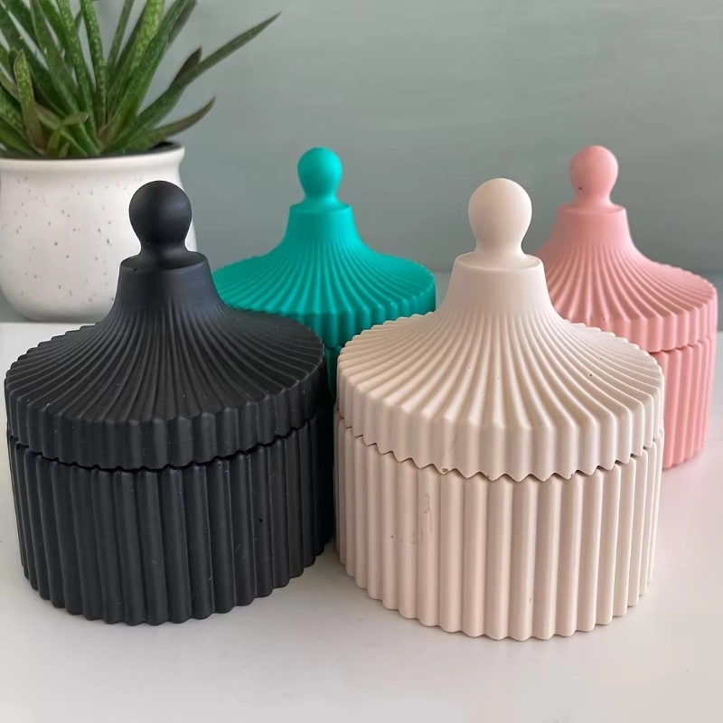 Candle Making Jars - 1 Set Silicone Candle Jar Mold