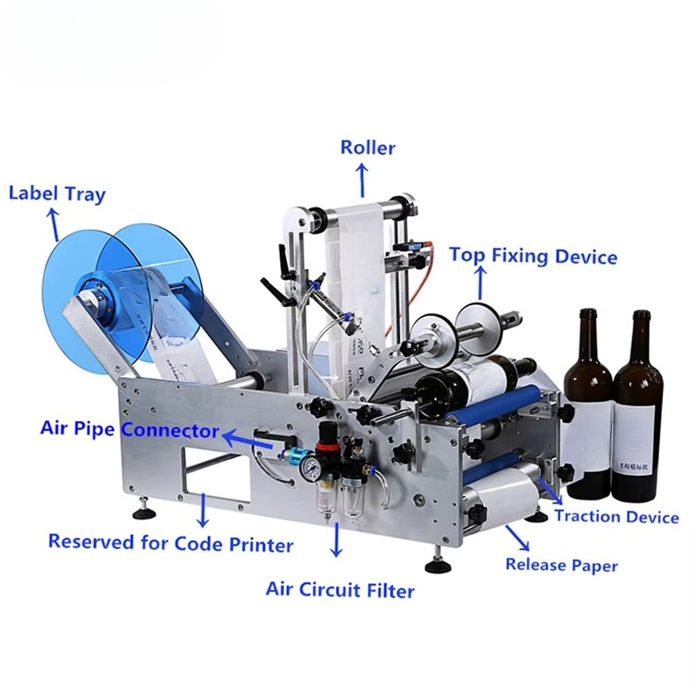 Bottle Labeling Printing Machi – обзор и цена Label Sticker Round