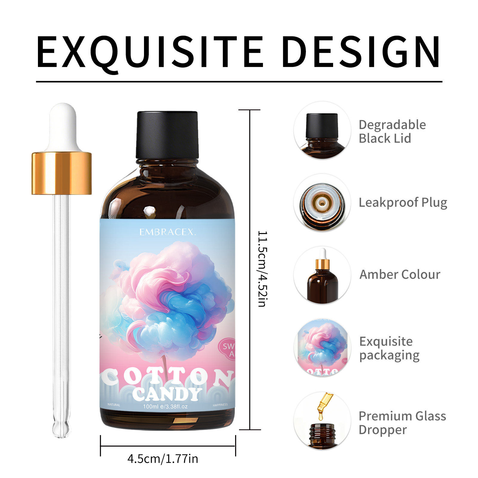 100ml Cotton Candy Essential O – обзор и цена Candle Making Essential Oil