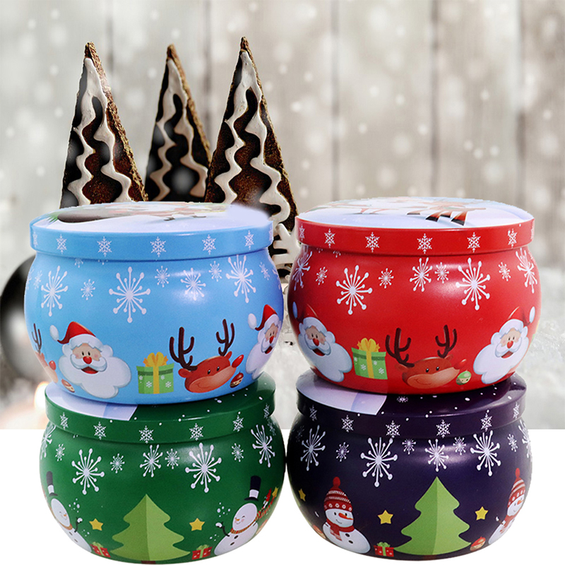 Mini Christmas Metal Tin Jars  – обзор и цена Candle Making Jars