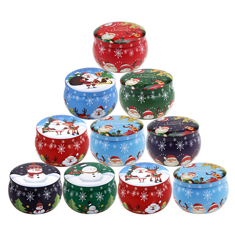 Mini Christmas Metal Tin Jars  – обзор и цена Candle Making Jars