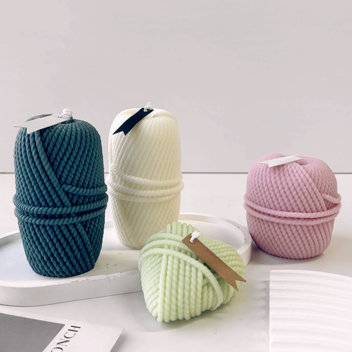 Creative Woolen Yarn Heart Can – обзор и цена Candle Making Yarn