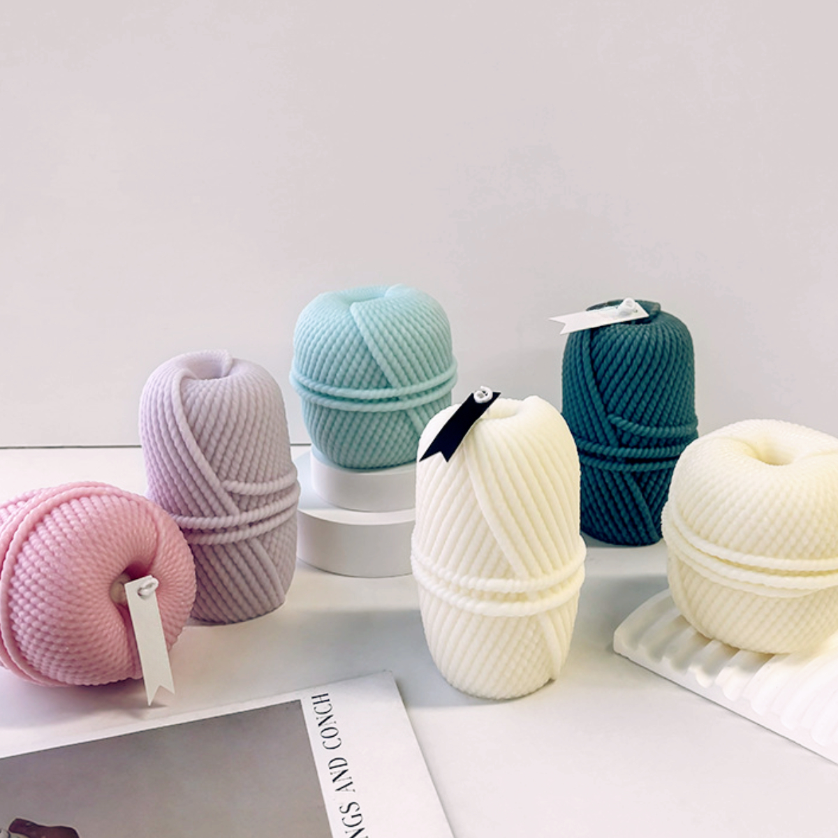 Creative Woolen Yarn Heart Can – обзор и цена Candle Making Yarn