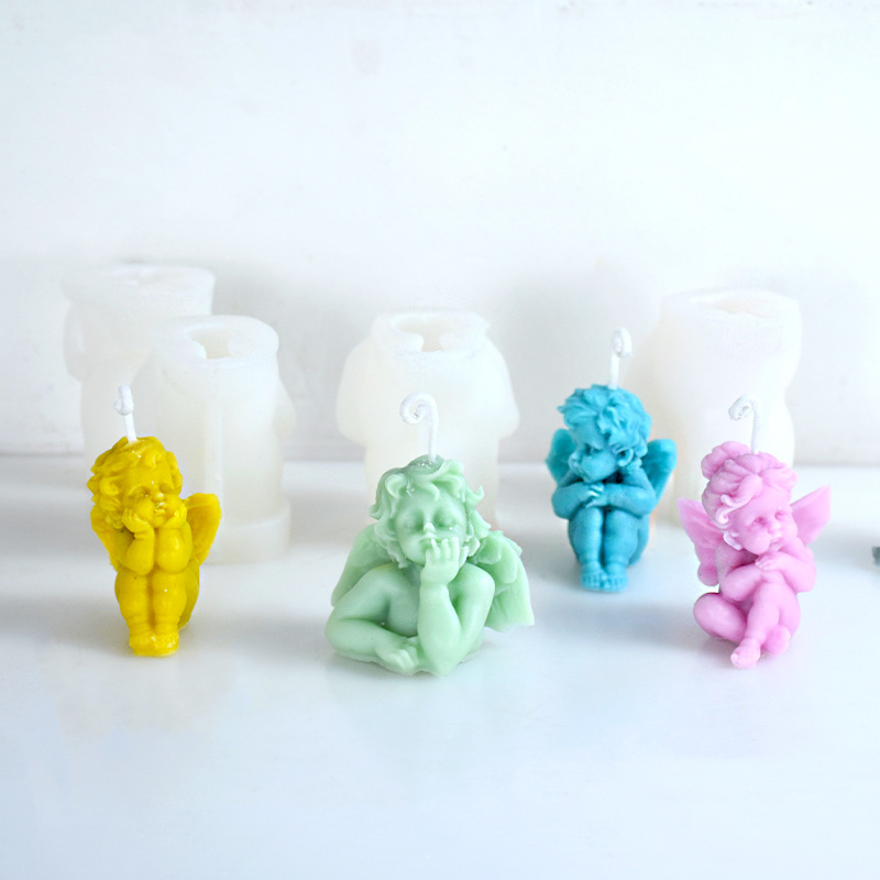3D Lovely Angel Kids Candle Si – обзор и цена Candle Making For Kids