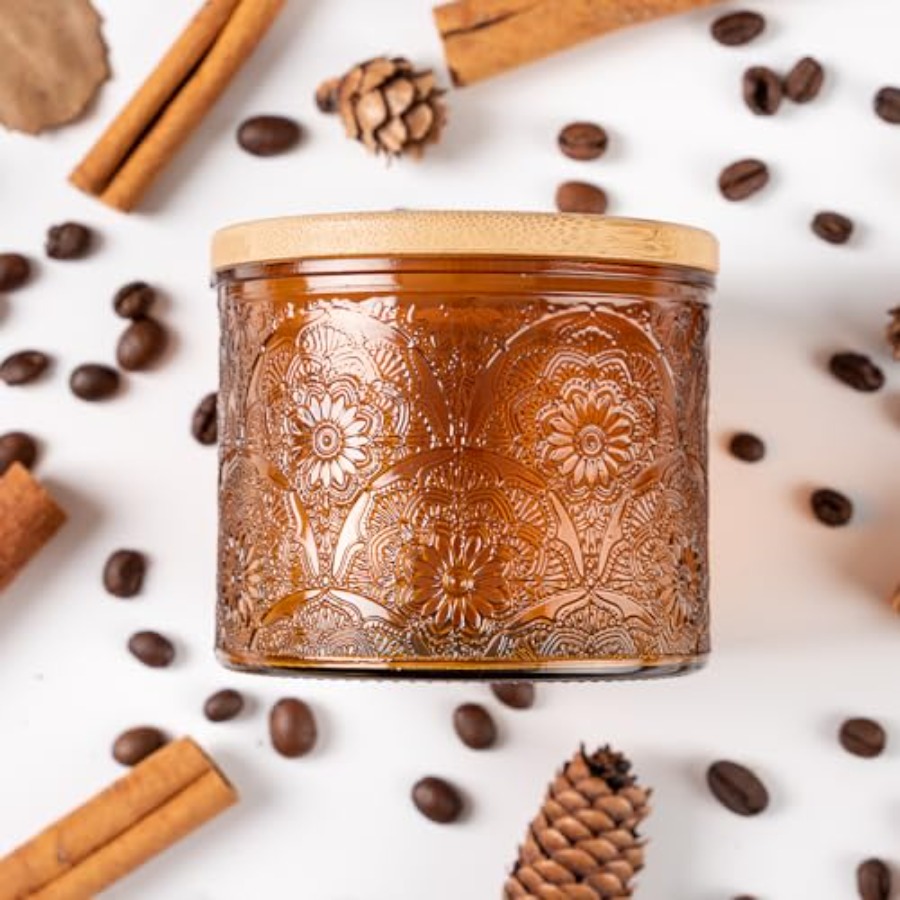 10 oz Embossed Glass Candle Co – обзор и цена Candle Making Glass Jars