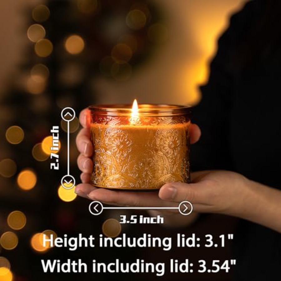 10 oz Embossed Glass Candle Co – обзор и цена Candle Making Glass Jars