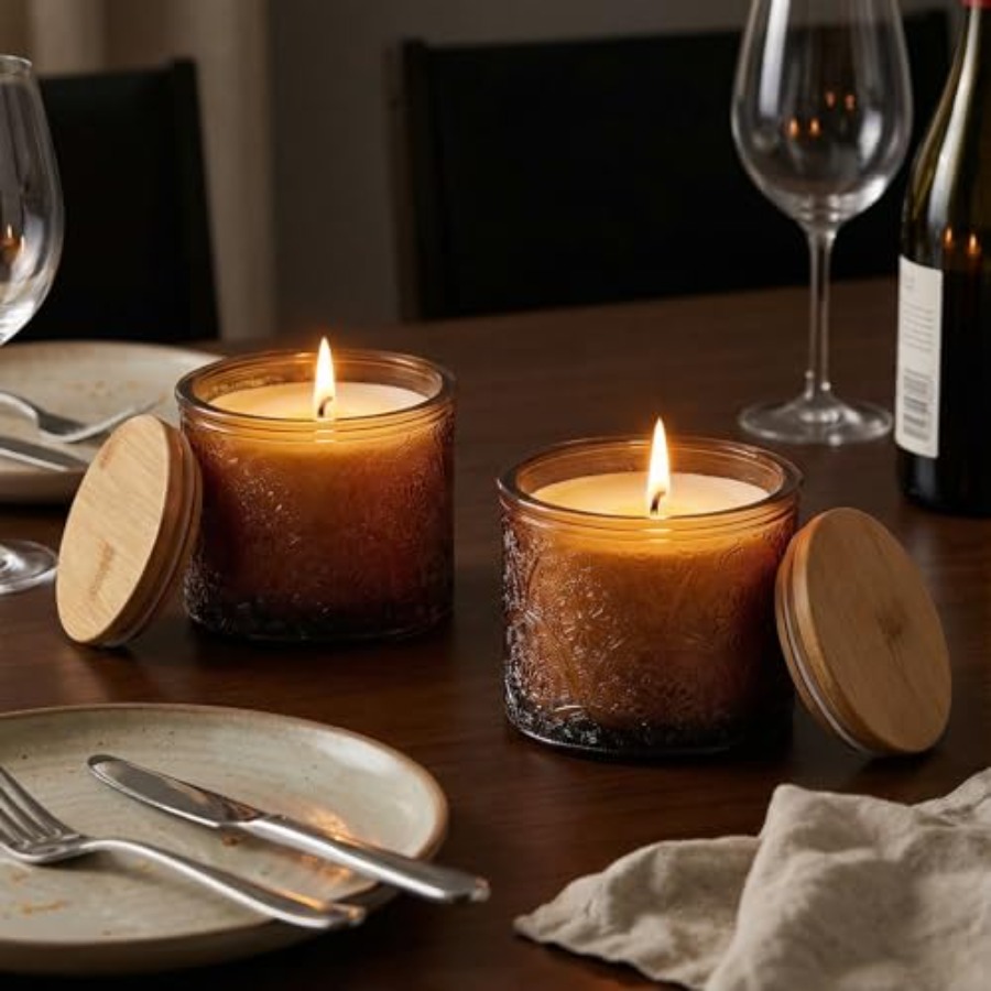 10 oz Embossed Glass Candle Co – обзор и цена Candle Making Glass Jars