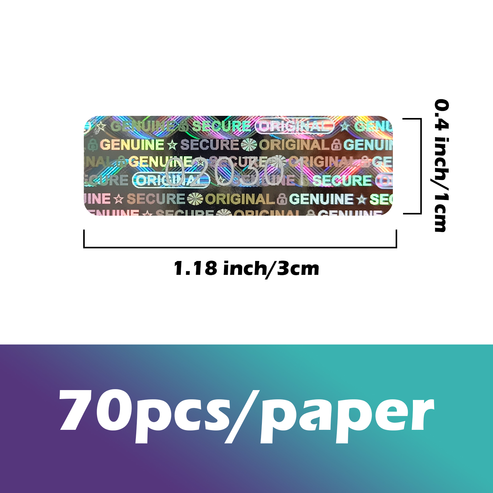 280/550pcs hologram security s – обзор и цена Candle Warning Label