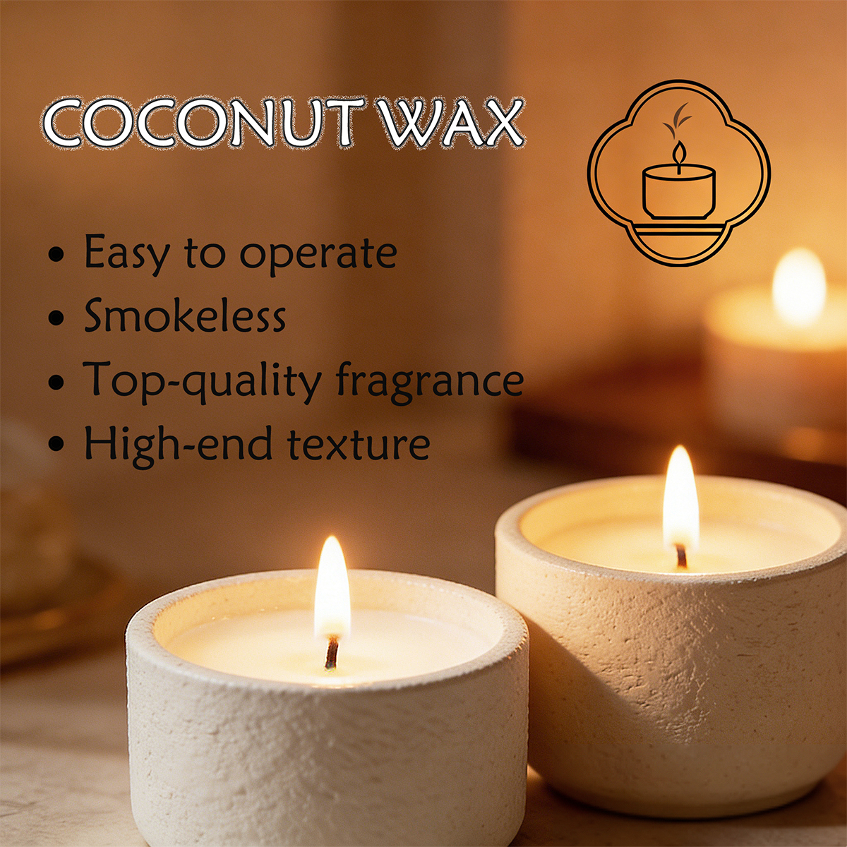 1Lb/453g Natural Coconut Wax D – обзор и цена Candle Making Jars