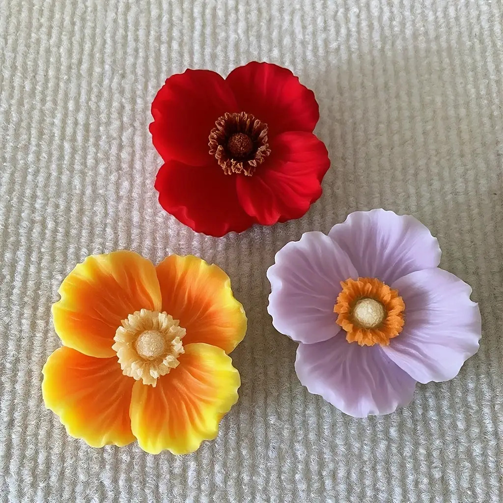 Flower Silicone Candle Mold, C – обзор и цена Candle Making Jars