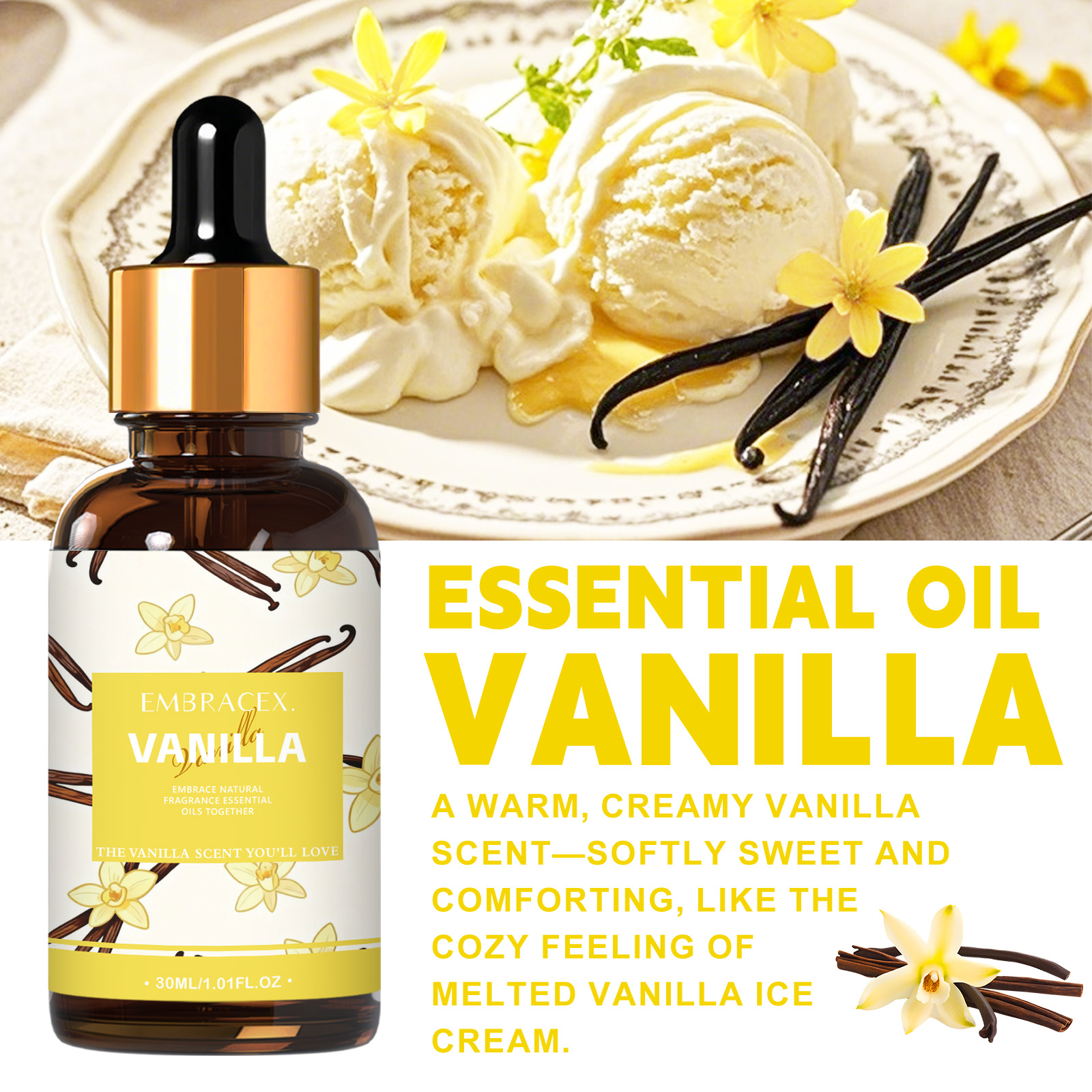 30ml Vanilla Essential Oil Per – обзор и цена Candle Making Essential Oil