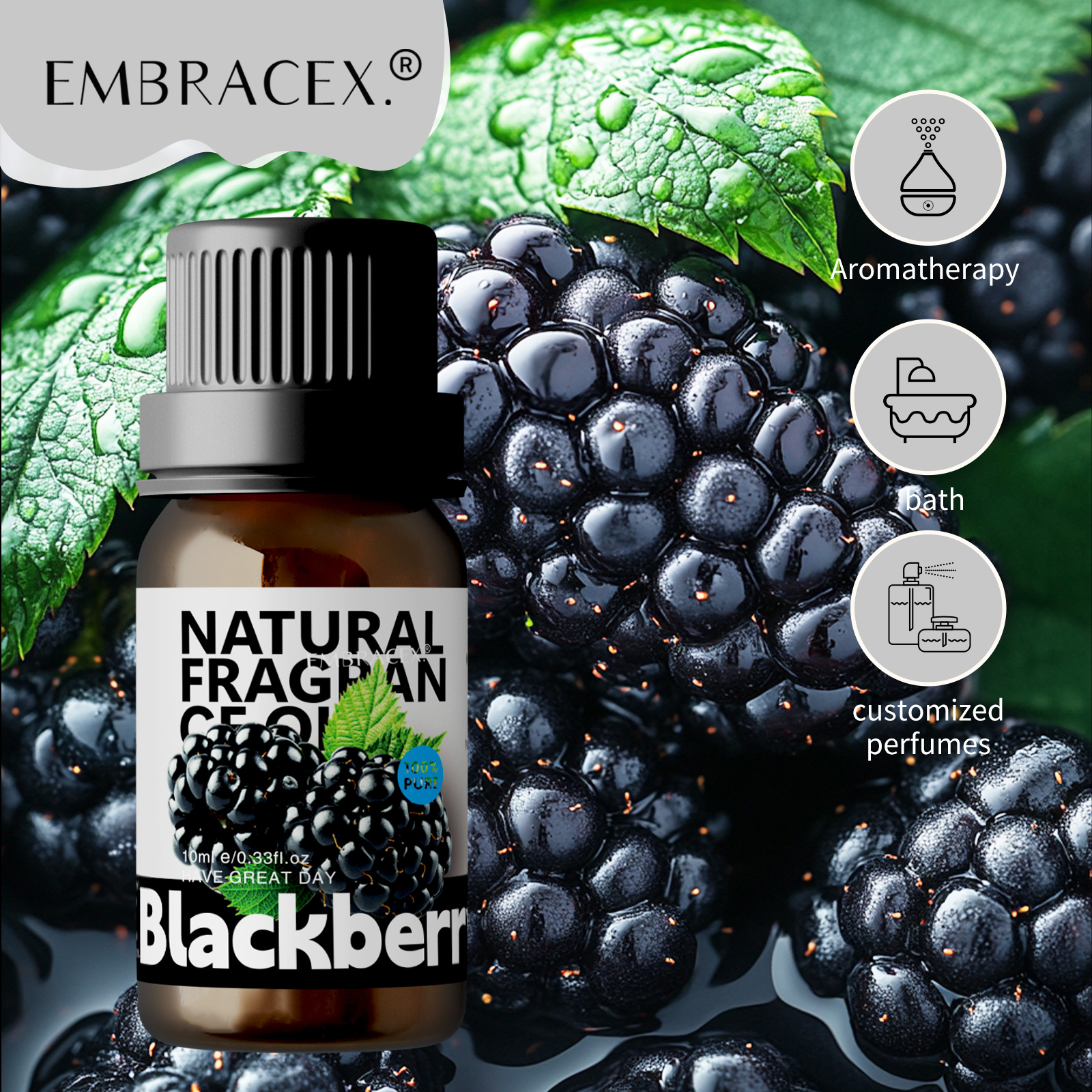 10ml Blackberry Essential Oils – обзор и цена Candle Making Essential Oil