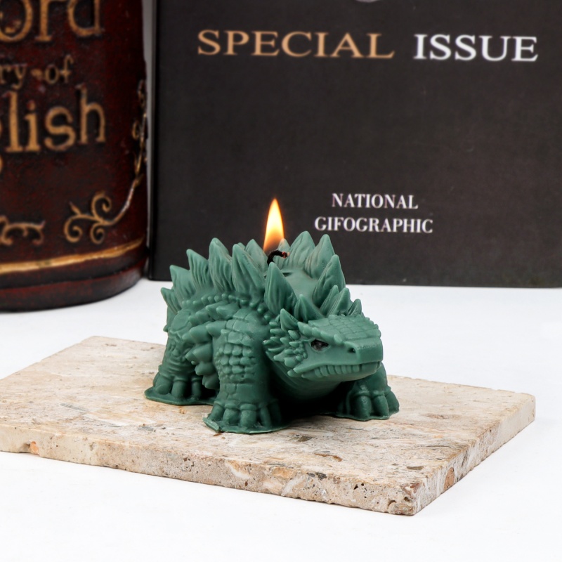 3D Spiked Dinosaur Silicone Ca – обзор и цена Candle Making For Kids