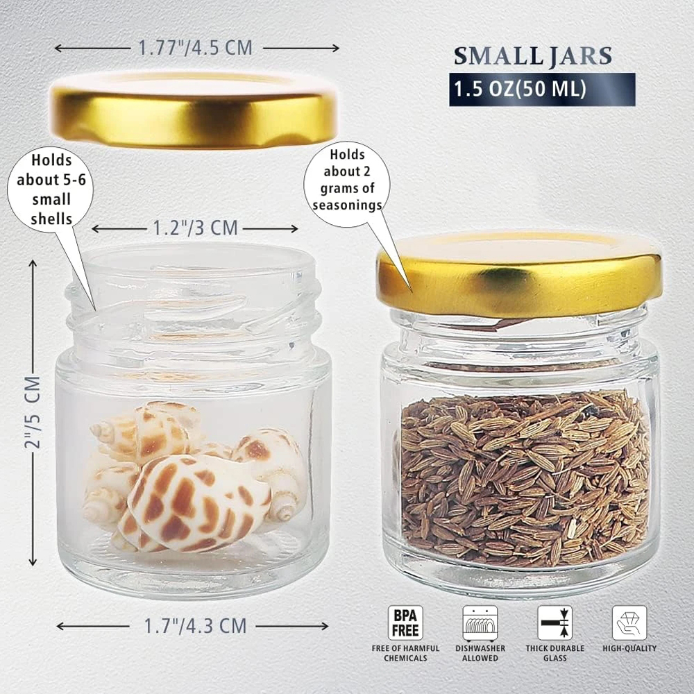 Small Glass Jars with Lids, 1. – обзор и цена Candle Making Glass Jars