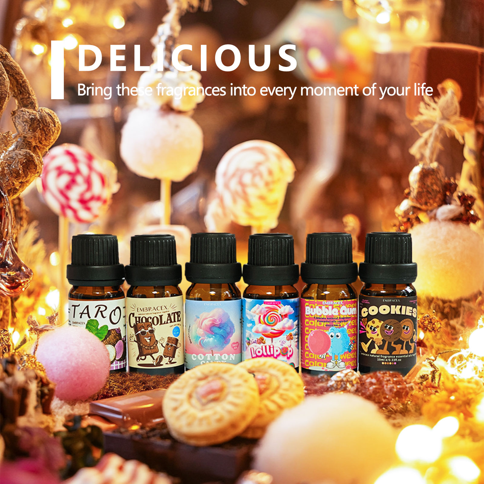 6PC/1Set Delicious Essential O – обзор и цена Candle Making Essential Oil