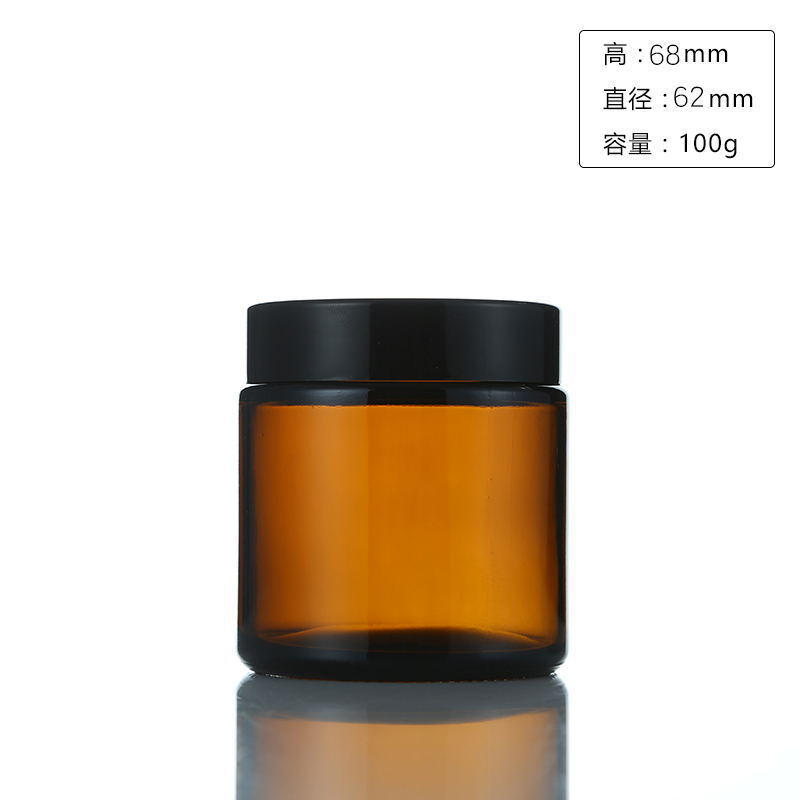 6pc 100/250ml Amber Glass Cand – обзор и цена Candle Making Glass Jars