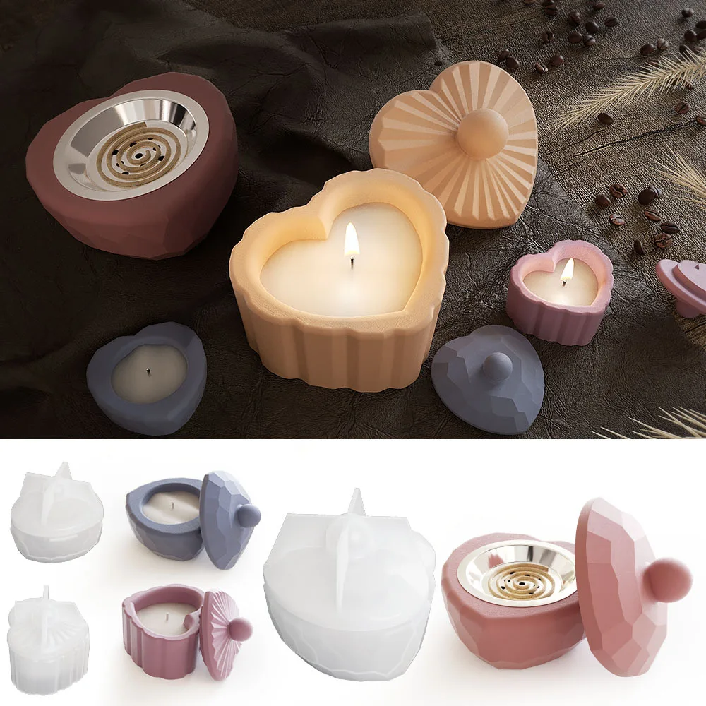 Strip Love Shape Candlestick M – обзор и цена Candle Making Jars