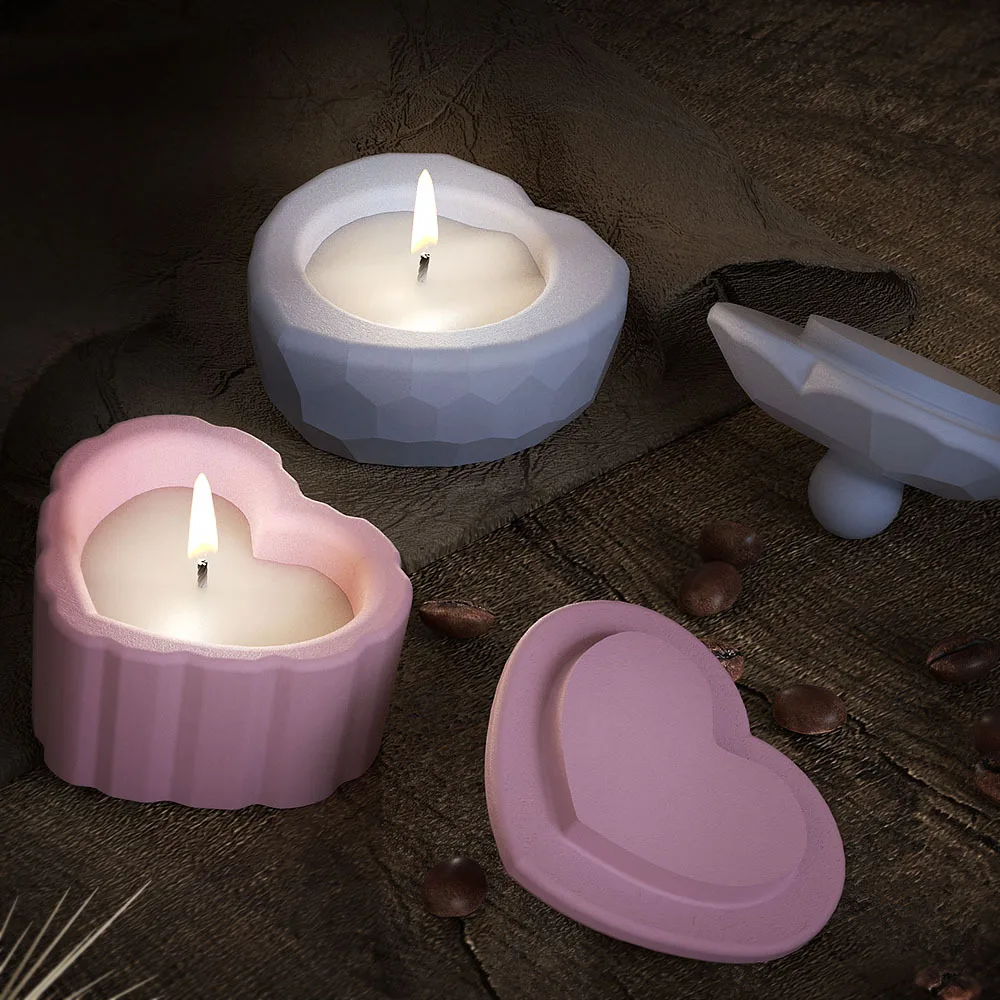 Strip Love Shape Candlestick M – обзор и цена Candle Making Jars