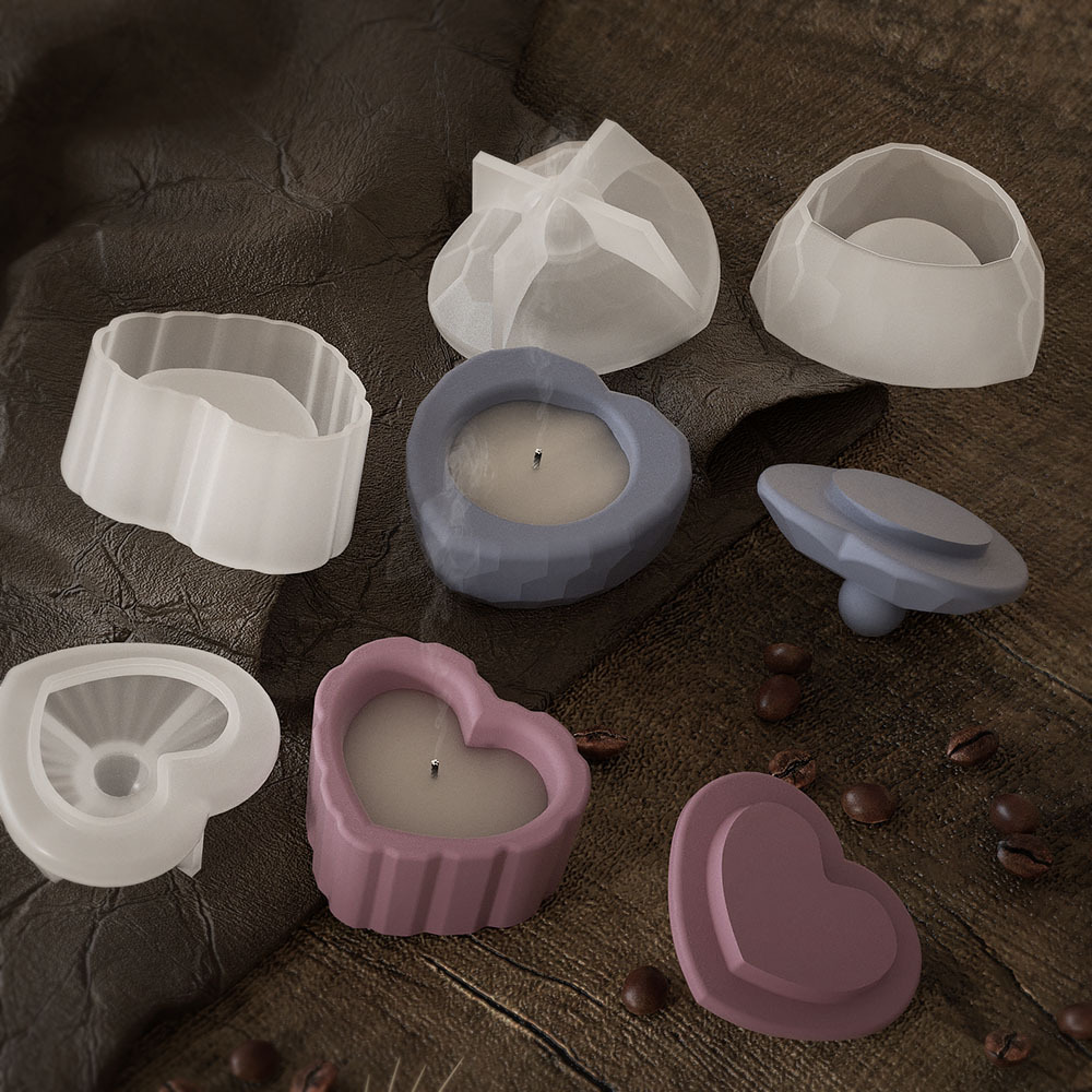 Strip Love Shape Candlestick M – обзор и цена Candle Making Jars