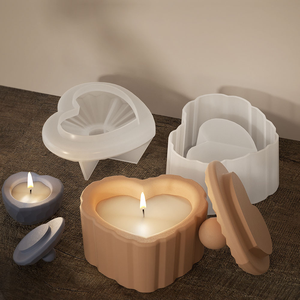 Strip Love Shape Candlestick M – обзор и цена Candle Making Jars