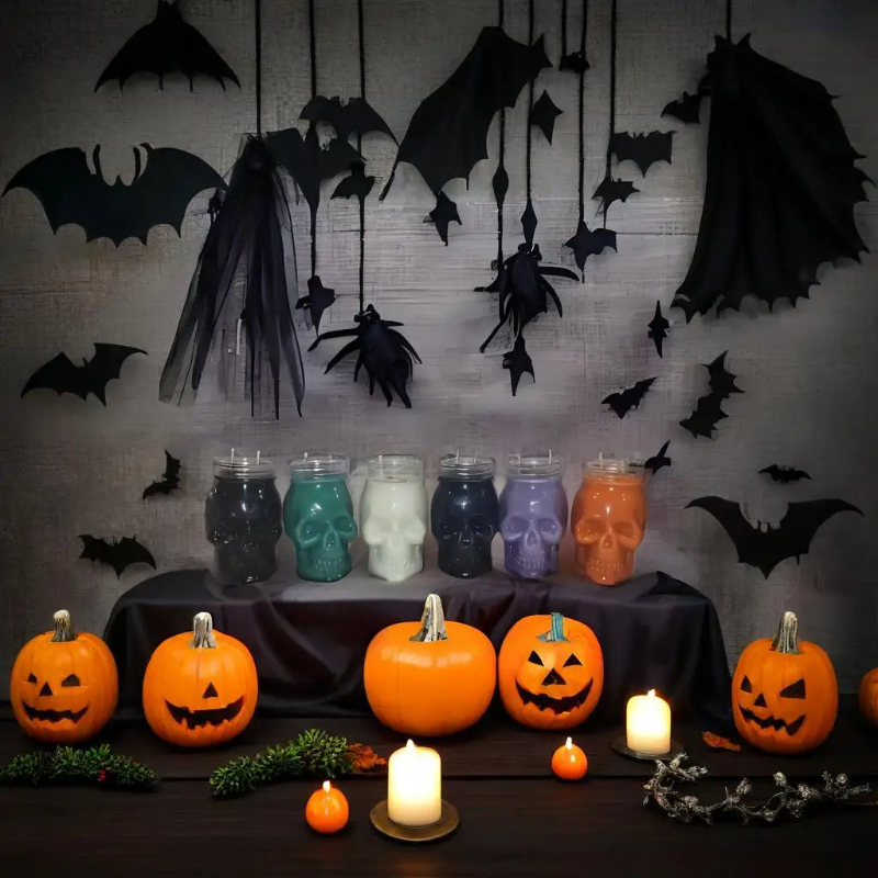 6 Pack Halloween Transparent S – обзор и цена Candle Making Jars