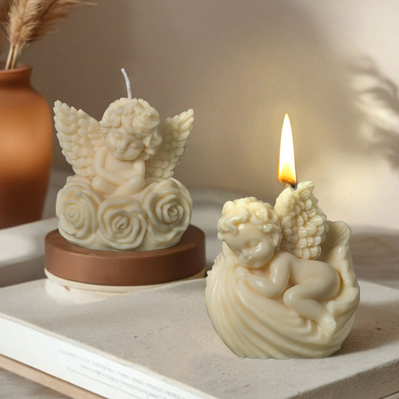 3D Rose Angel Children Candle  – обзор и цена Candle Making For Kids
