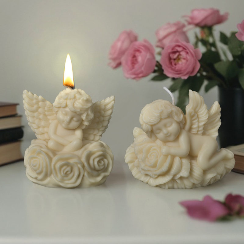 3D Rose Angel Children Candle  – обзор и цена Candle Making For Kids