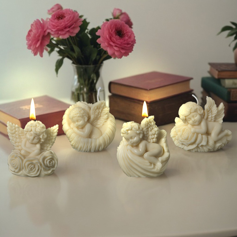 3D Rose Angel Children Candle  – обзор и цена Candle Making For Kids