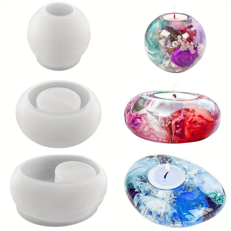 Tealight Candle Holder Resin S – обзор и цена Candle Making Jars