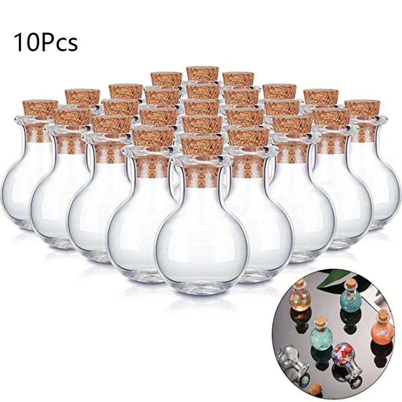 10Pcs Small Glass Bottles Mini – обзор и цена Candle Making Glass Jars