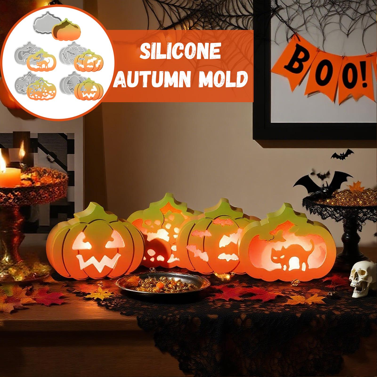 Silicone Pumpkin Mold 5 Pieces – обзор и цена Candle Making For Kids