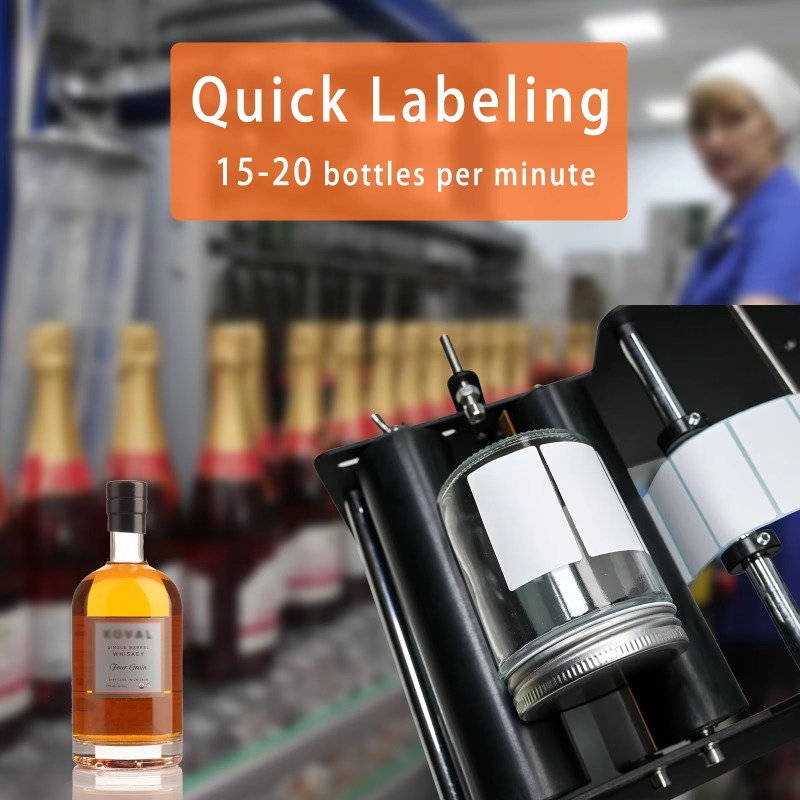Manual Round Bottle Labeling M – обзор и цена Label Sticker Round