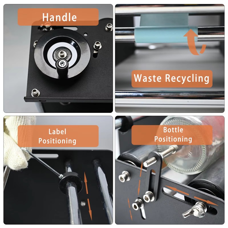 Manual Round Bottle Labeling M – обзор и цена Label Sticker Round