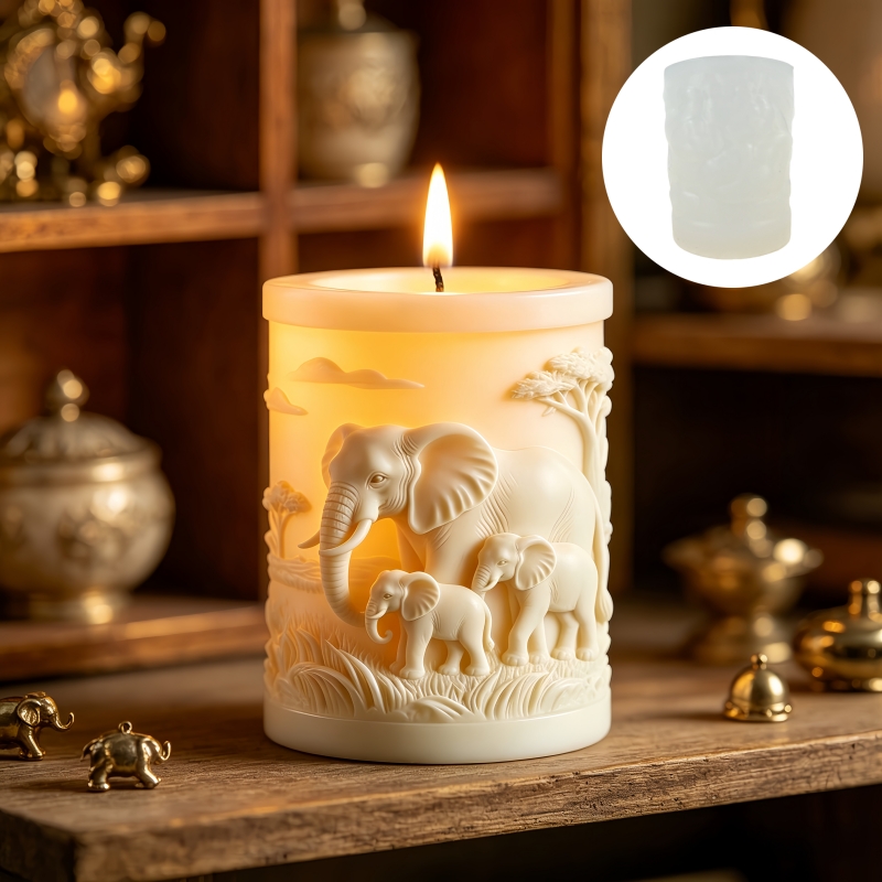 Elephant and Elephant Child Cy – обзор и цена Candle Making For Kids