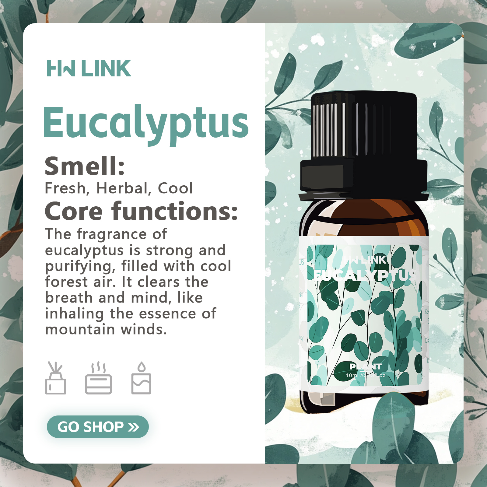 Eucalyptus Essential Oils 10ml – обзор и цена Candle Making Essential Oil
