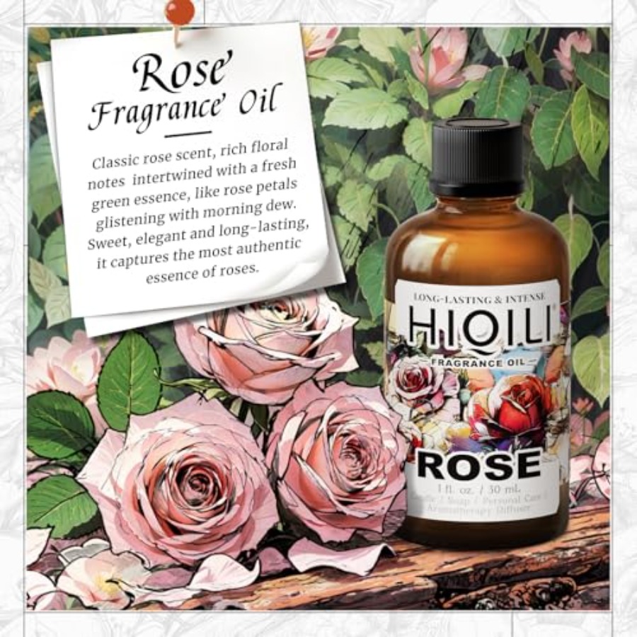 HIQILI Rose Fragrance Oil for  – обзор и цена Candle Making Essential Oil
