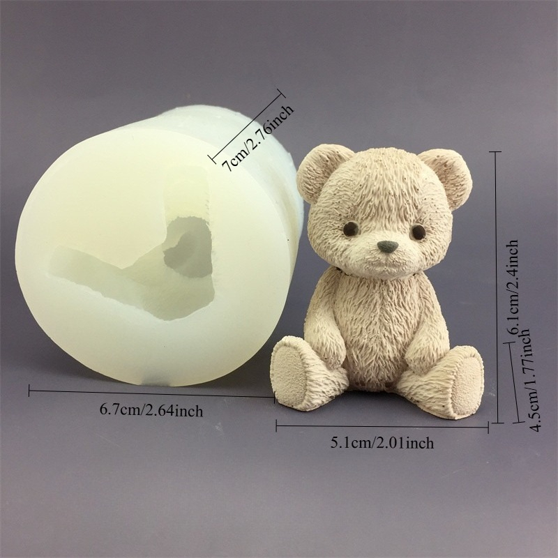 Cute Bear Honey Jar Silicone C – обзор и цена Candle Making Jars