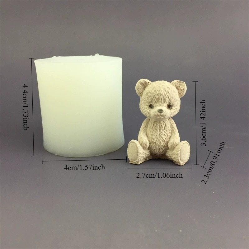 Cute Bear Honey Jar Silicone C – обзор и цена Candle Making Jars