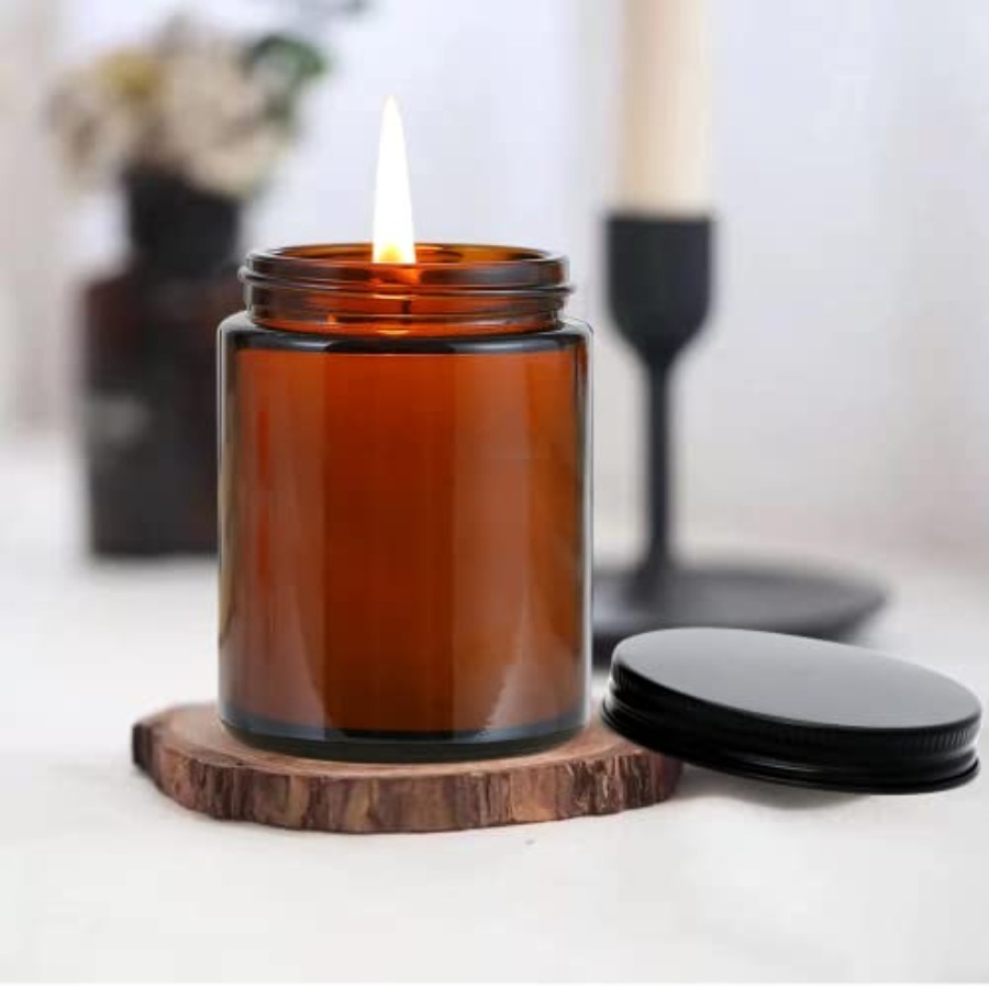 8oz Amber Candle Jars Set of 3 – обзор и цена Candle Making Glass Jars