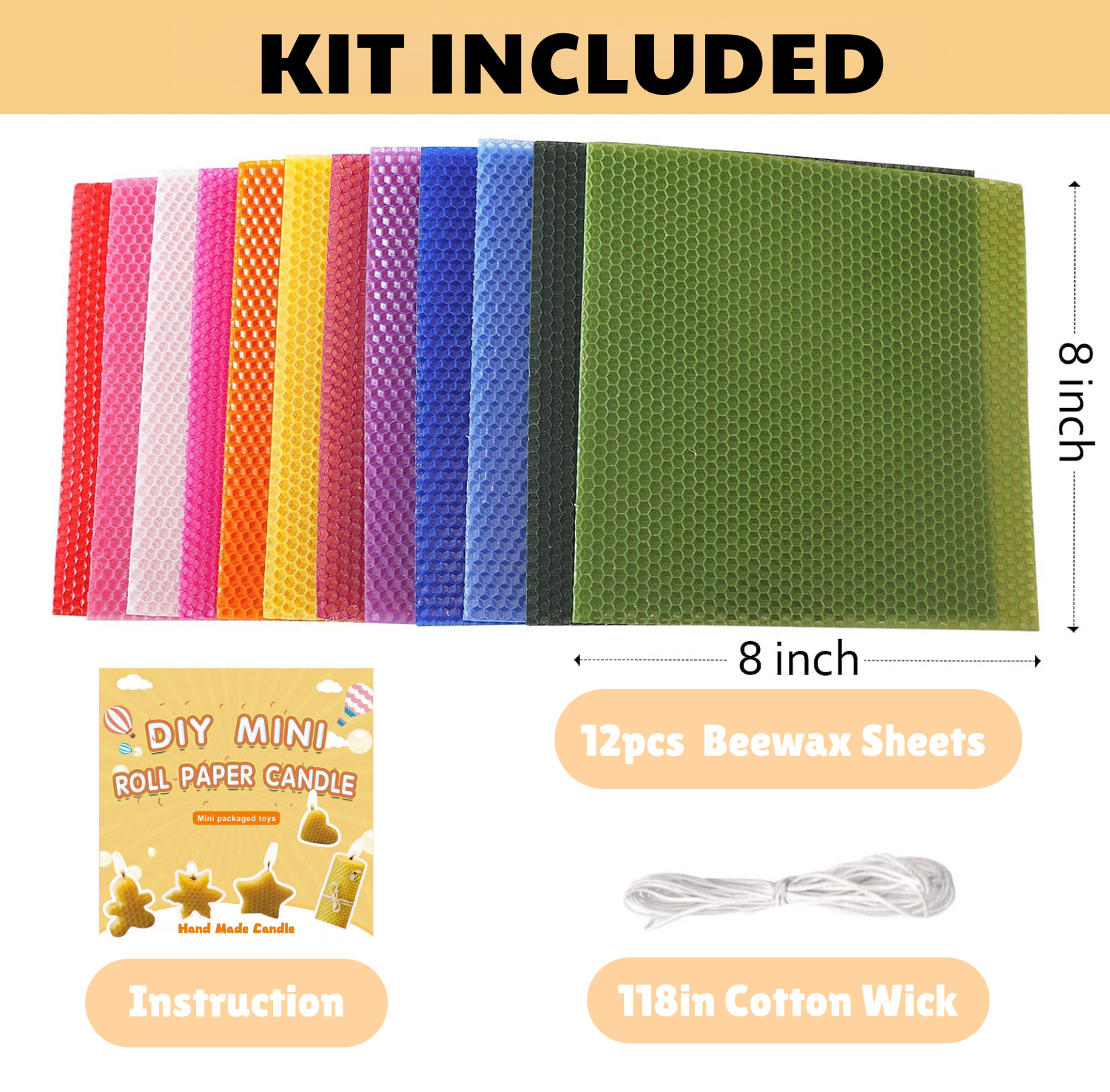 Beeswax Candle Making Kit 12pc – обзор и цена Candle Making For Kids