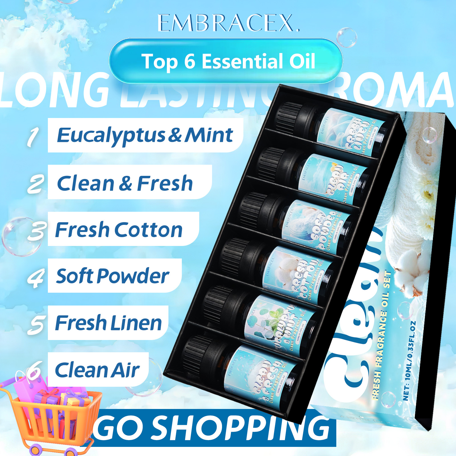 10ml Soft Powder Essential Oil – обзор и цена Candle Making Essential Oil