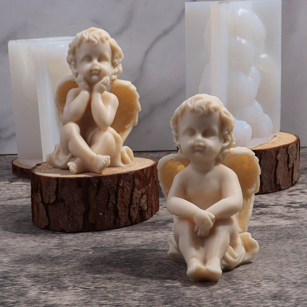 3D Angel Children Silicone Mol – обзор и цена Candle Making For Kids