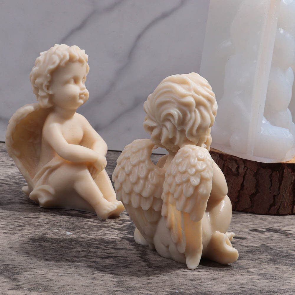 3D Angel Children Silicone Mol – обзор и цена Candle Making For Kids
